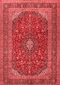 Medallion Red Traditional Rug, tr2914red