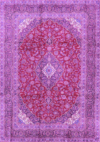 Medallion Purple Traditional Rug, tr2915pur