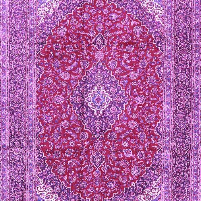 Medallion Purple Traditional Rug, tr2915pur