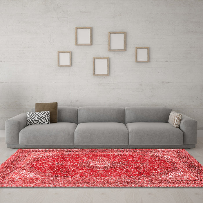 Traditional Red Washable Rugs