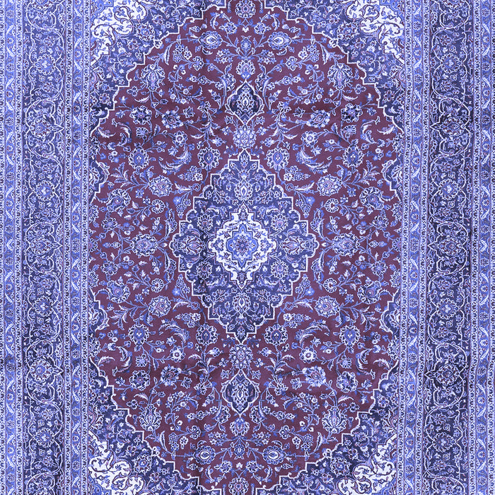Medallion Blue Traditional Rug, tr2915blu