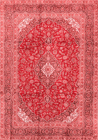 Medallion Red Traditional Rug, tr2915red