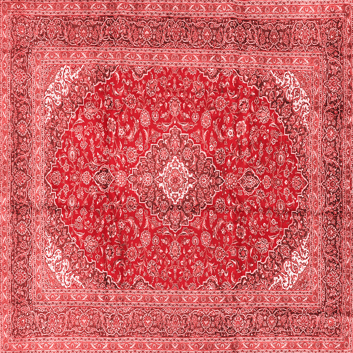 Medallion Red Traditional Rug, tr2915red