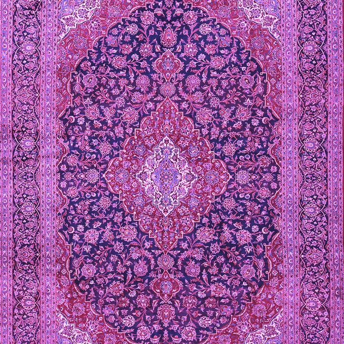 Medallion Purple Traditional Rug, tr2916pur