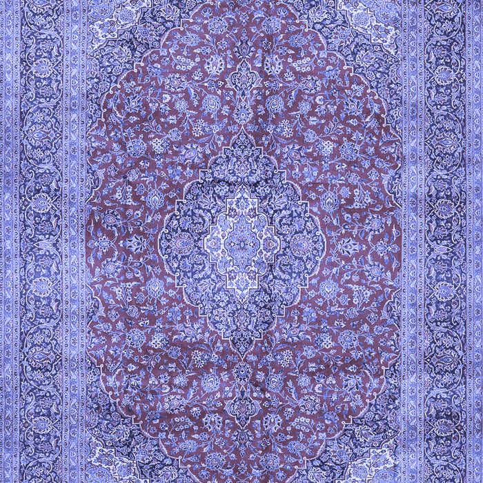 Medallion Blue Traditional Rug, tr2917blu
