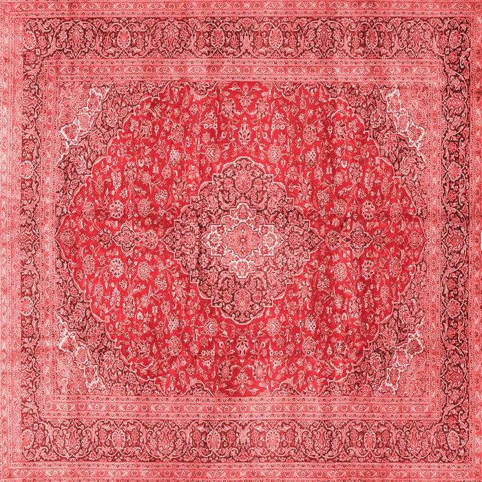 Medallion Red Traditional Rug, tr2917red