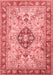 Medallion Red Traditional Area Rugs