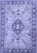 Medallion Blue Traditional Rug, tr2918blu