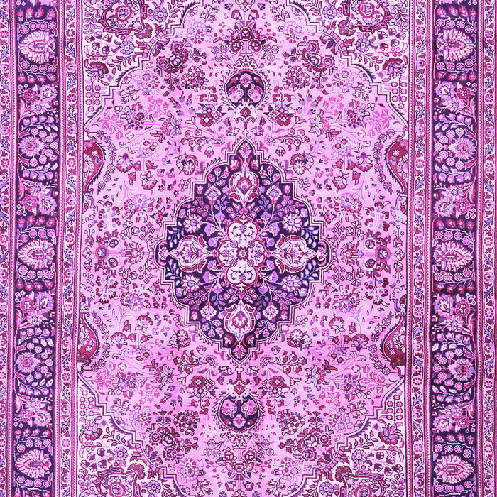 Medallion Purple Traditional Rug, tr2918pur