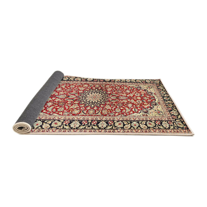Sideview of Traditional Brown Medallion Rug, tr2919