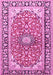 Medallion Pink Traditional Rug, tr2919pnk