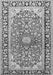 Medallion Gray Traditional Rug, tr2919gry