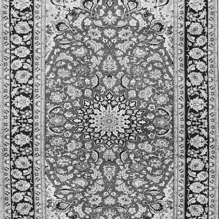 Medallion Gray Traditional Rug, tr2919gry