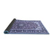 Sideview of Medallion Blue Traditional Rug, tr2919blu