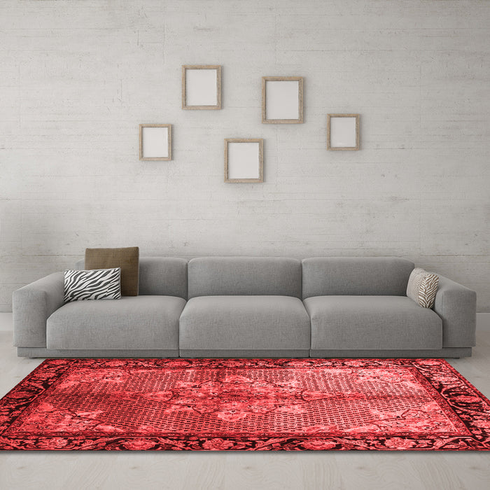 Traditional Red Washable Rugs