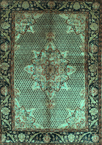 Persian Turquoise Traditional Rug, tr291turq