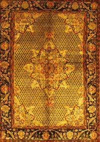 Persian Yellow Traditional Rug, tr291yw