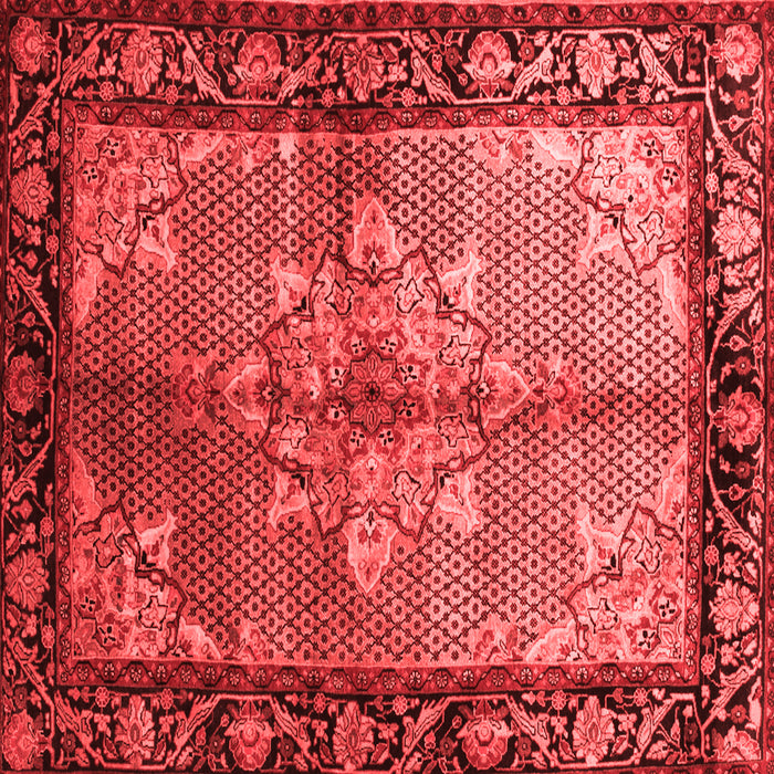 Machine Washable Persian Red Traditional Rug, wshtr291red