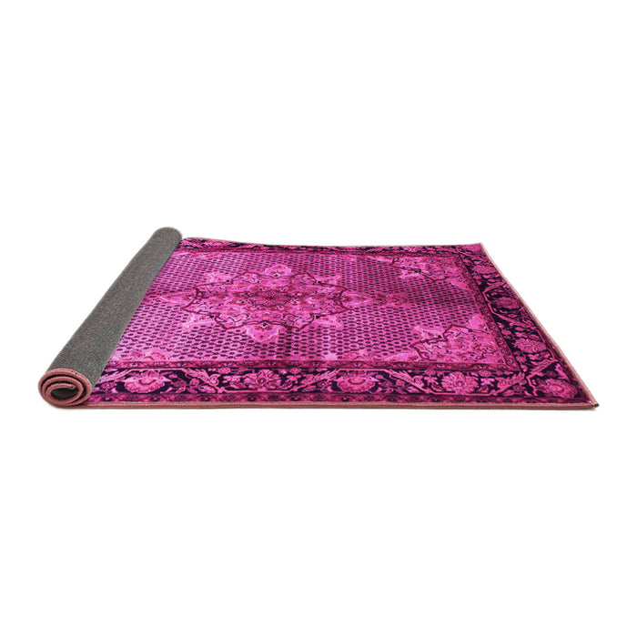 Sideview of Persian Pink Traditional Rug, tr291pnk