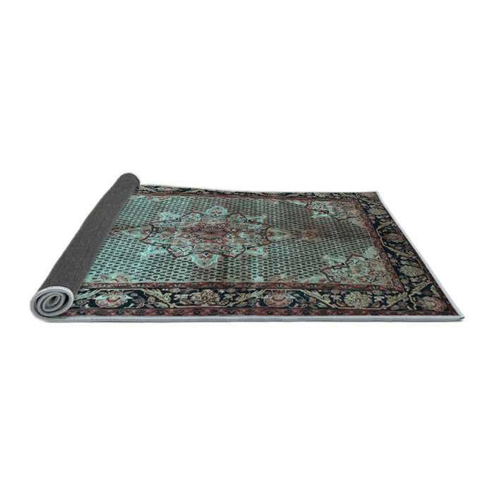 Sideview of Persian Light Blue Traditional Rug, tr291lblu