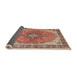 Sideview of Traditional Brown Medallion Rug, tr2920