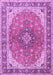 Medallion Purple Traditional Rug, tr2920pur