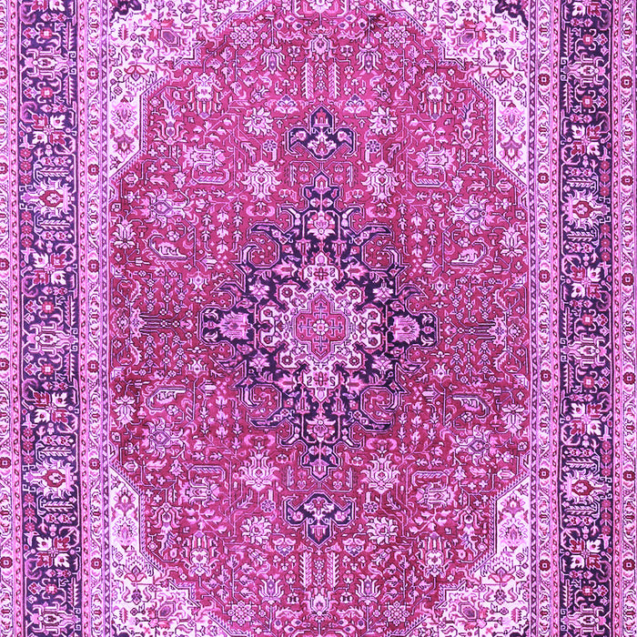 Medallion Purple Traditional Rug, tr2920pur