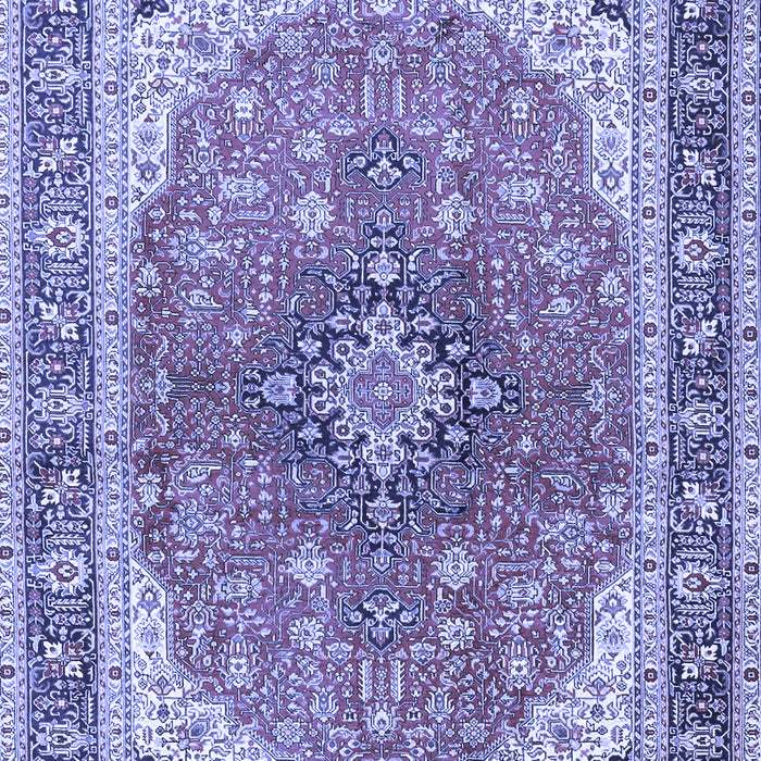 Medallion Blue Traditional Rug, tr2920blu