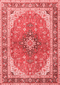 Medallion Red Traditional Rug, tr2920red