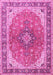 Medallion Pink Traditional Rug, tr2920pnk