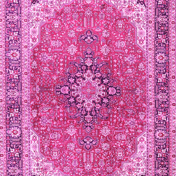 Medallion Pink Traditional Rug, tr2920pnk