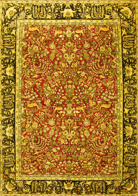 Persian Yellow Traditional Rug, tr2921yw