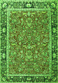 Persian Green Traditional Rug, tr2921grn