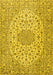 Machine Washable Persian Yellow Traditional Rug, wshtr2922yw