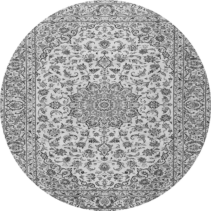 Square Persian Gray Traditional Rug, tr2922gry