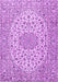 Machine Washable Persian Purple Traditional Area Rugs, wshtr2922pur