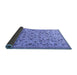 Sideview of Persian Blue Traditional Rug, tr2923blu