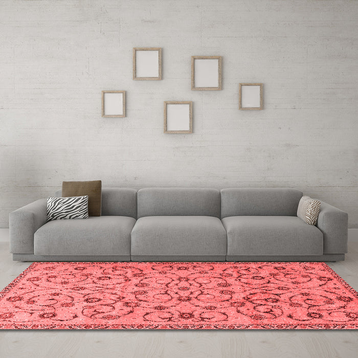 Traditional Red Washable Rugs