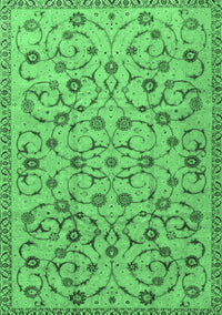 Persian Emerald Green Traditional Rug, tr2923emgrn