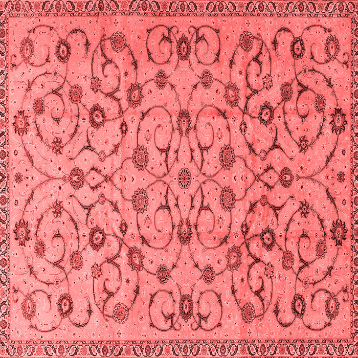 Machine Washable Persian Red Traditional Rug, wshtr2923red