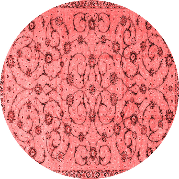 Machine Washable Persian Red Traditional Rug, wshtr2923red