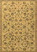 Machine Washable Persian Brown Traditional Rug, wshtr2923brn