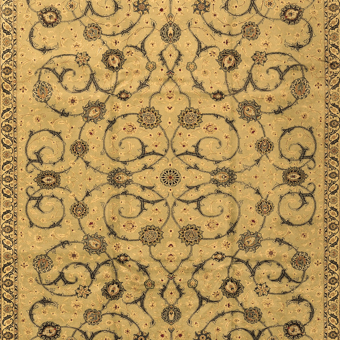 Machine Washable Persian Brown Traditional Rug, wshtr2923brn