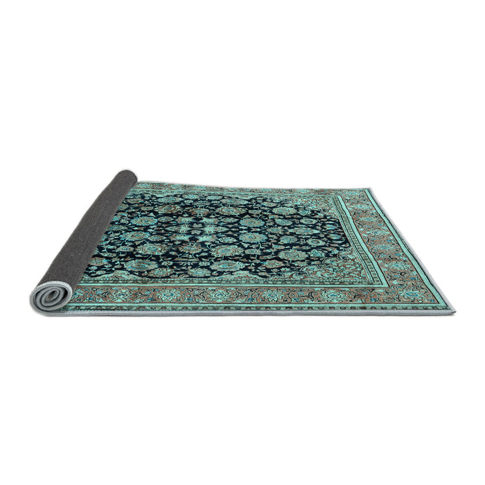 Sideview of Persian Light Blue Traditional Rug, tr2924lblu