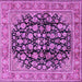 Square Persian Purple Traditional Rug, tr2924pur