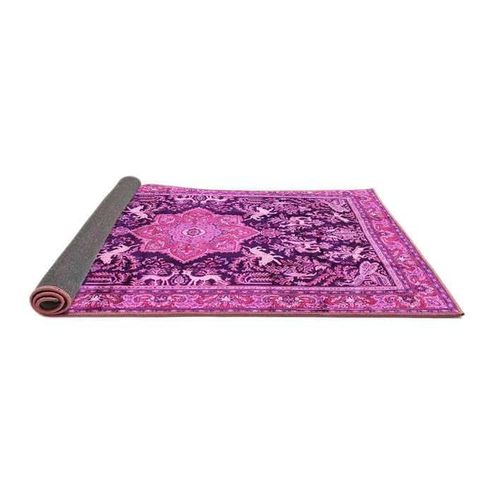 Sideview of Persian Pink Traditional Rug, tr2925pnk