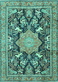 Persian Turquoise Traditional Rug, tr2925turq