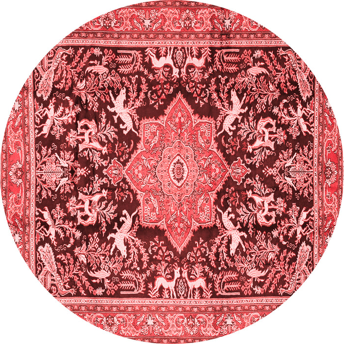 Machine Washable Persian Red Traditional Rug, wshtr2925red