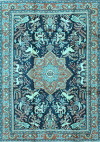 Persian Light Blue Traditional Rug, tr2925lblu