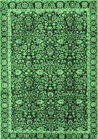 Persian Emerald Green Traditional Rug, tr2926emgrn